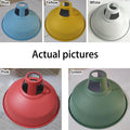 Colorful Industrial Pendant Light with Adjustable Chain – Stylish Kitchen Pendant Lighting for Living Room and Café-2