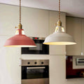 Colorful Industrial Pendant Light with Adjustable Chain – Stylish Kitchen Pendant Lighting for Living Room and Café-4