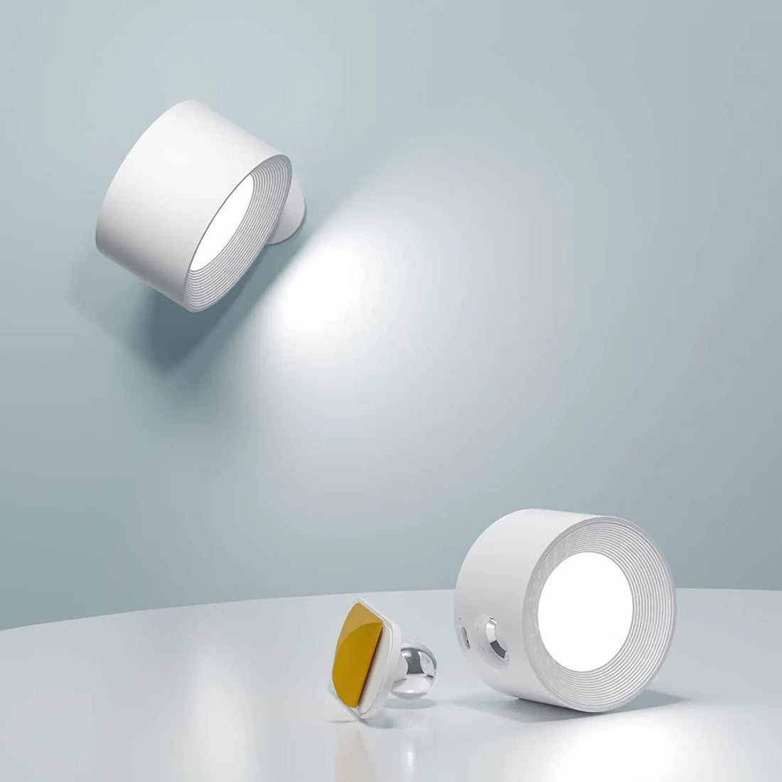 Cordless Wall Lamp with 360° Rotation, Rechargeable Battery, Dimmable Wall Sconce – Modern Wall Light for Any Space-1