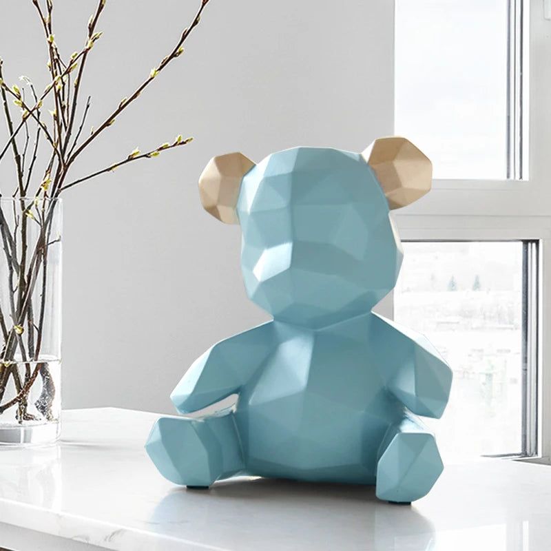 BearLines – Modern Sleek Geometric Design Figurine