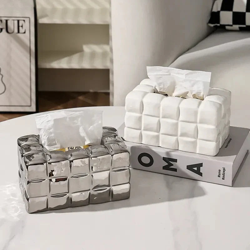 Tisshine Cube Tissue Box