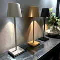 Modern Aluminum Table Lamp with Adjustable Brightness – Cordless Battery Operated Lamp for Living Room & Outdoor Use-3