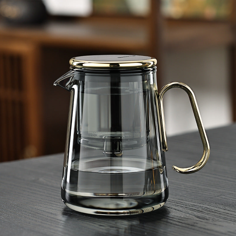 Magnetic Glass Teapot with Infuser – 700ml Heat-Resistant Borosilicate and Stainless Steel for Perfect Brewing-1