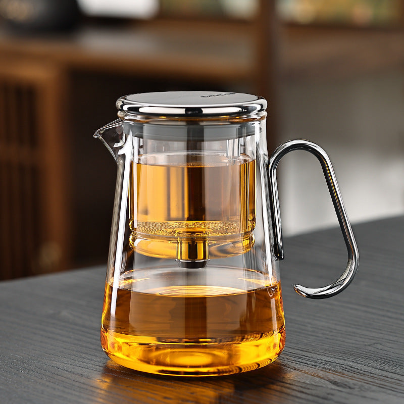 Magnetic Glass Teapot with Infuser – 700ml Heat-Resistant Borosilicate and Stainless Steel for Perfect Brewing-1