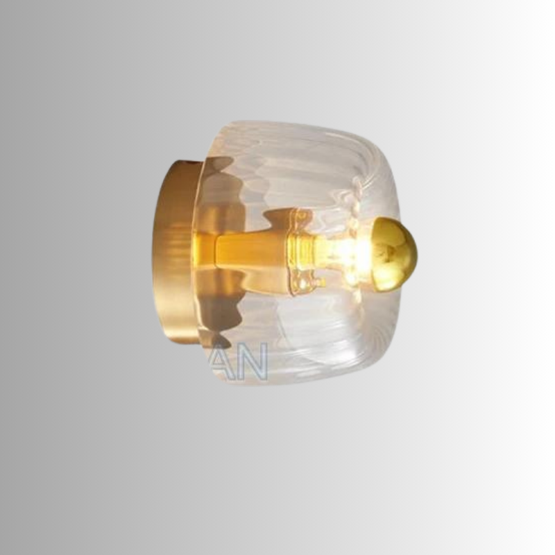 Variant image for Scandinavian Modern Wall Sconce Lighting with Glass Design – Stylish Nordic Bauhaus Wall Lamp for Living Rooms and Hallways-2