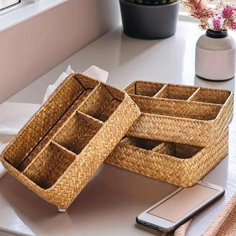 Montela Rattan Organizer Basket