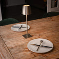 Modern Aluminum Table Lamp with Adjustable Brightness – Cordless Battery Operated Lamp for Living Room & Outdoor Use-5