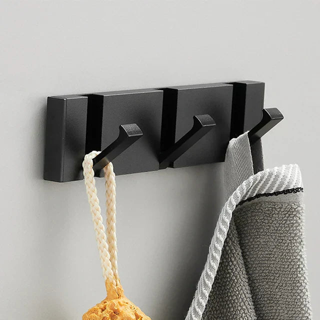 Variant image for Luxury Folding Wall Hook in Stainless Steel – Minimalist Design for Modern Interiors, Space-Saving and Durable Storage Solution-4