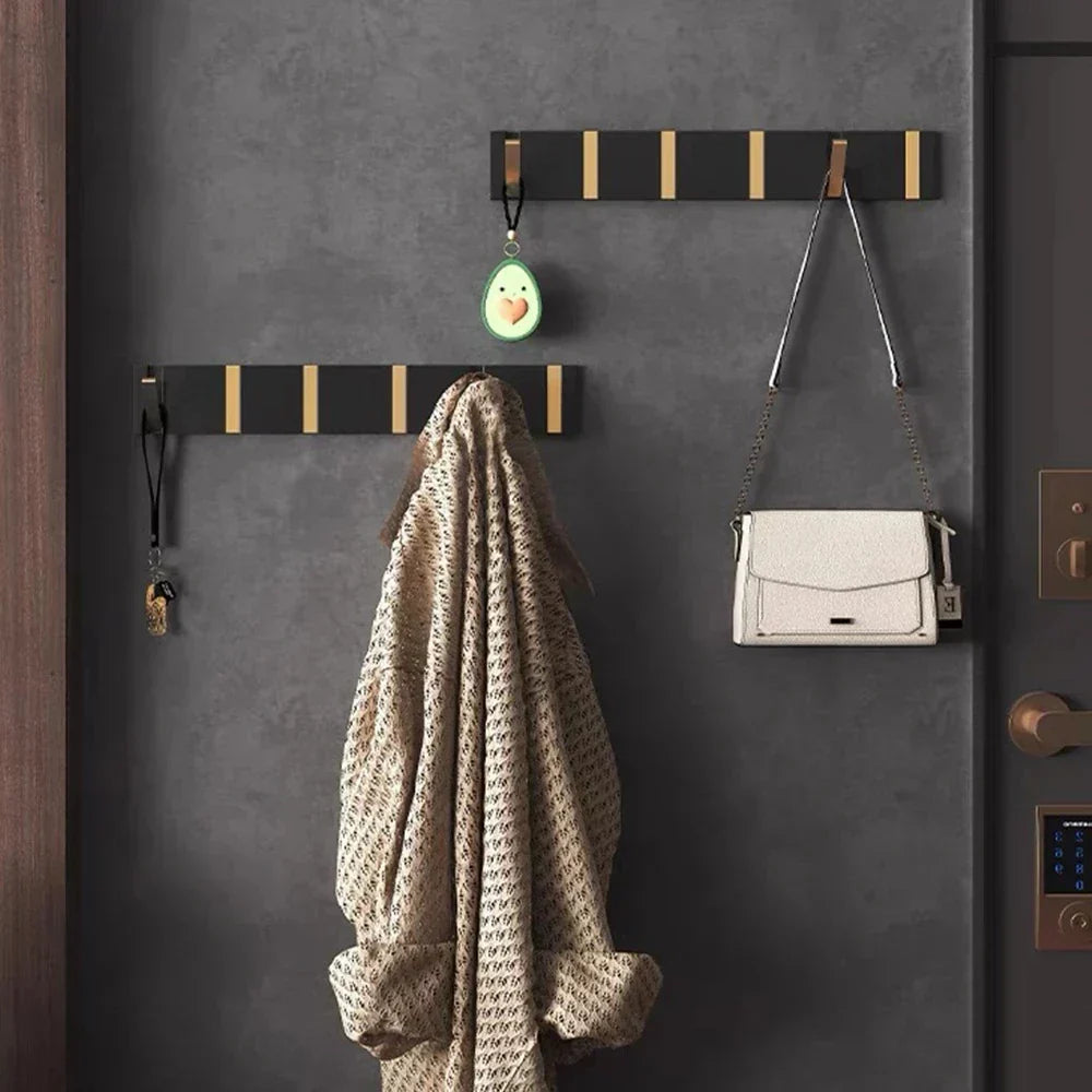 Luxury Folding Wall Hook in Stainless Steel – Minimalist Design for Modern Interiors, Space-Saving and Durable Storage Solution-4