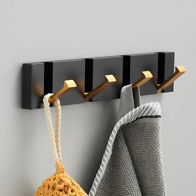 Variant image for Luxury Folding Wall Hook in Stainless Steel – Minimalist Design for Modern Interiors, Space-Saving and Durable Storage Solution-5